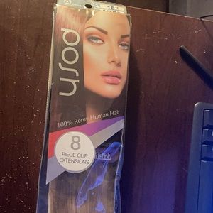 A PLUS 100% REMY HUMAN HAIR 8 PIECE CLIP EXTENSIONS